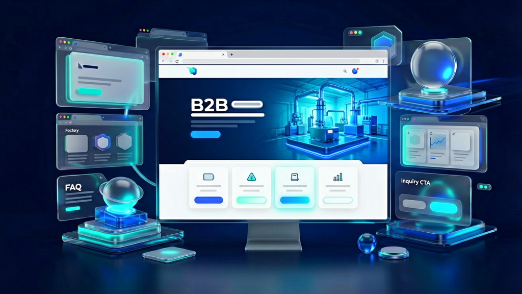 B2B外贸独立站首页应该包含哪些核心模块？